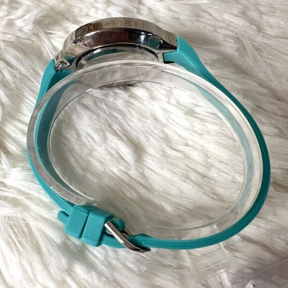 RUMBA TIME for American Eagle Outfitters Women's Watch Teal /Aqua Silicone Band - Picture 10 of 16